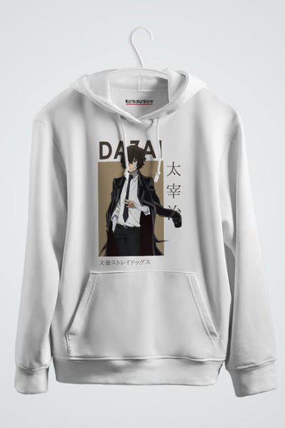 karikatürstore Bungou Stray Dogs Young Osamu Dazai Anime Baskılı Kapşonlu Sweat