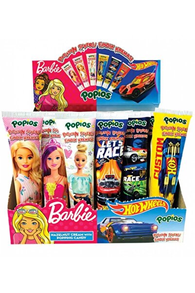 Hleks Pat Layan Şekerli Fındık Kreması Barbie ; Hot Wheels 24 Adet