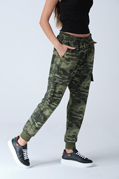 ALEXANDERGARDI Φούτερ με μοτίβο παραλλαγής με τσέπες (e21-72100)