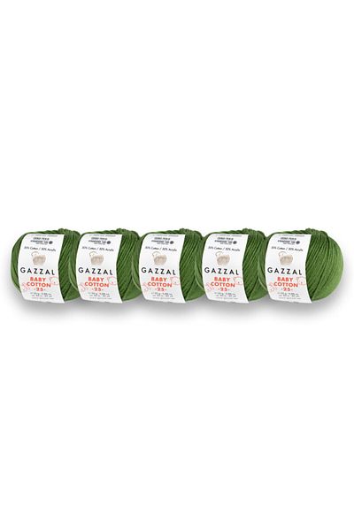 Gazzal Baby Cotton 25 gr Amigurumi Punch 5 Pack Πλεκτό Σχοινί Χεριών (3456)