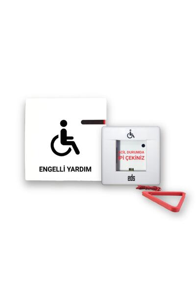 EDS Eda-ta Kablosuz Engelli Tuvalet & Banyo Ipli Çağrı Sistemi