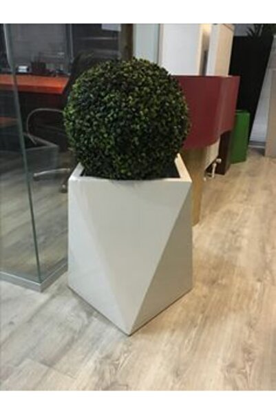 SAKSI ADASI Dekoratif Fiber Saksı 35x35x50