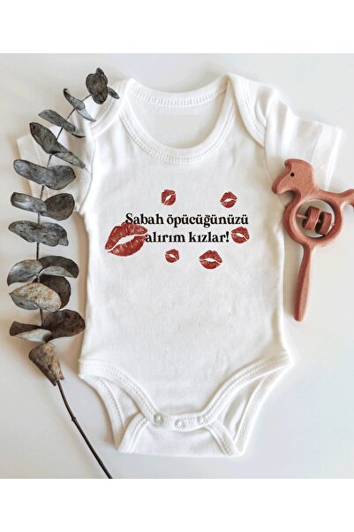 BabyLimon Sabah Öpücüğü Kısa Kol Organik Bebek Body