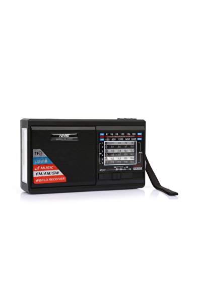 NNS El Fenerli Solar Güneş Panelli Şarjlı Fm Radyo Bluetooth Hoparlör Usb Tf ...