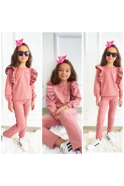 YARENKİDS Devojčin Koža detalj volana Gornji i donji deo