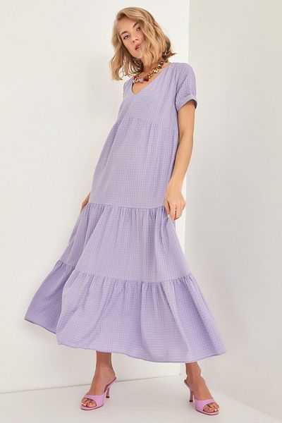 Vitrin Kleid - Lila - Smock-Kleid