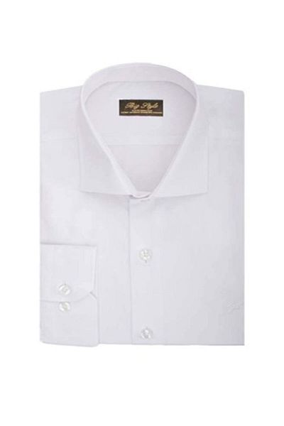 Vessimo Plus Size Classic White Shirt