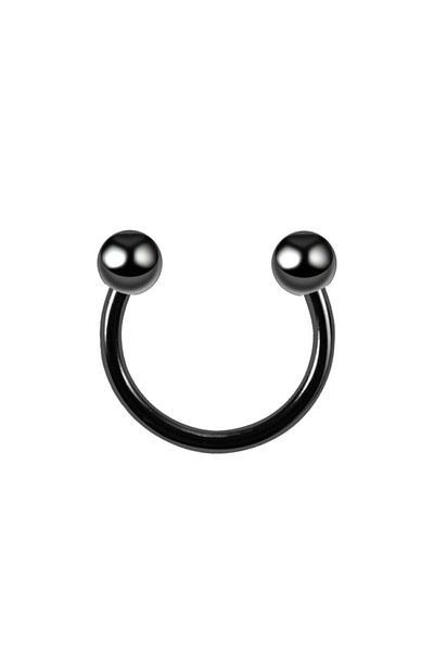 The Collection Surgical Steel Black Piercing Ear-cartilage-tragus 6 Mm