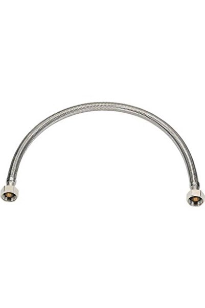 Akçay Su Armatürleri Fleks Çelik Bağlantı Hortumu 1/2 - 1/2 - 30cm
