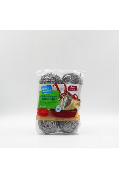 Flink Sauber Scrub Spiral Wire 6 Pcs