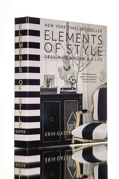 ARSİMA ACCESSORİES Sharp Blade Home Elements Book Box, Decorative Accessory