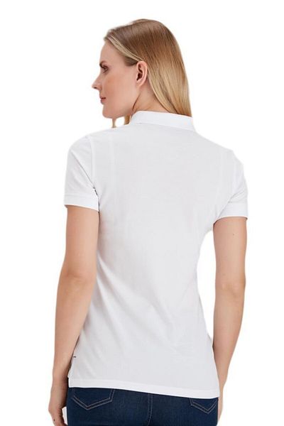 Woolnat Γυναικείο μπλουζάκι Polo Neck Cotton