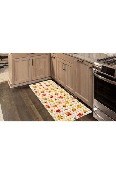 Colorix Carpet Non-Slip Base Countertop Kitchen Mat 75x150 Cm No: 441
