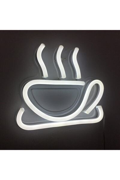 Pleksivent Tasarım Kesim Duvar Için Neon Led Kahve
