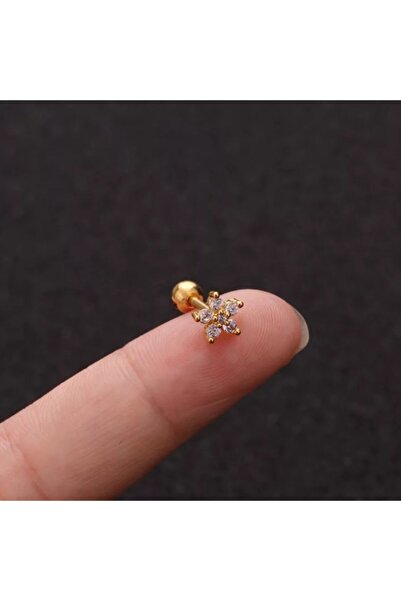 Bylin Cerrahi Çelik Gold Pıercıng