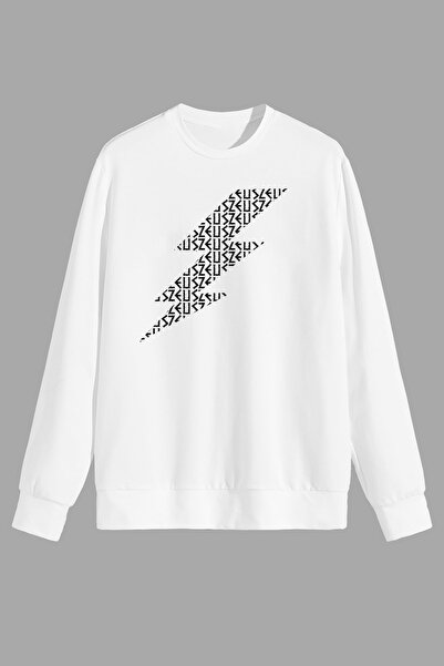 perseusshopping Міфологія Зевс Надрукований Білий Унісекс Світшот