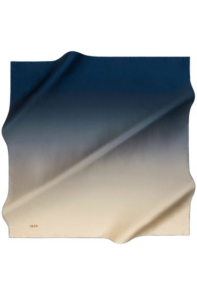 Aker 7656701 -371 Eșarfă din satin de mătase pentru femei - Dimensiune 90*90