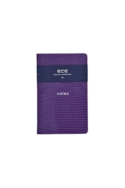 Ece Ajanda Ece Notebook - Gundogan 13X21 - Unlined Purple