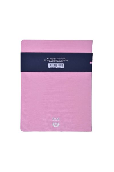 Ece Ajanda Ece Notebook - Gundogan 18X24 - Striped Pink