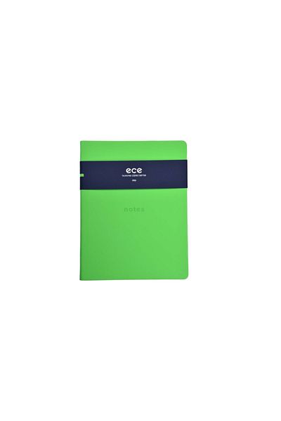Ece Ajanda دفتر Ece - Yalıkavak 13x18 - أخضر مخطط