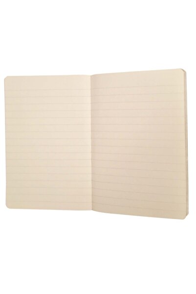 Ece Ajanda Ece Notebook - Silvery 9X13.5 - Striped Purple