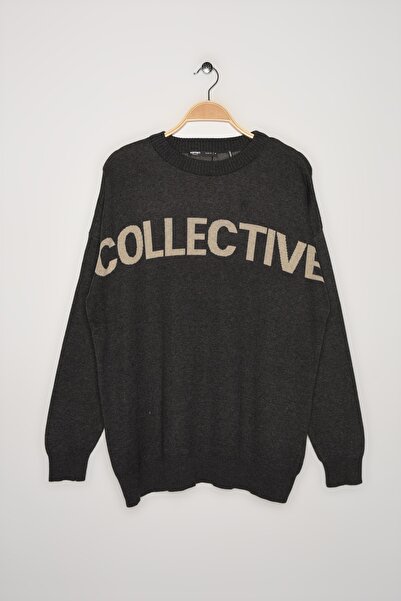 Koton Pulover Antracit pentru bărbați 2KAM91115HT