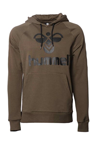 hummel Toffy Erkek Kahverengi Kapüşonlu Sweatshirt