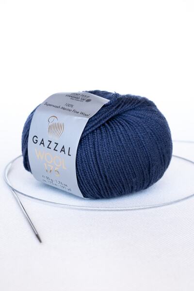 Gazzal Wool 175 Super Wash 100% Merino Νήμα Πλεξίματος στο Χέρι από Μαλλί Πρώ...