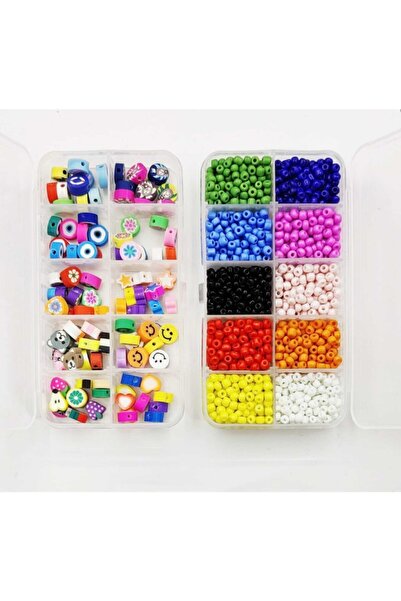 yiğit aksesuar Σετ κατασκευής κοσμημάτων με χάντρες Fimo και χάντρες άμμου (2...
