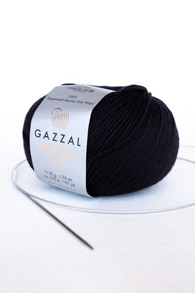 Gazzal Wool 175 Super Wash 100% Merino Νήμα Πλεξίματος στο Χέρι από Μαλλί Πρώ...