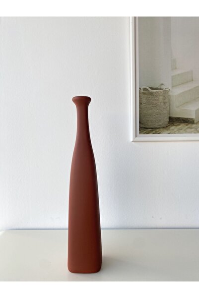 TROVE Persei Büyük Seramik Vazo Kiremit