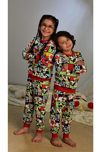 DAPSEE Mickey Mouse Character Children's Pajamas