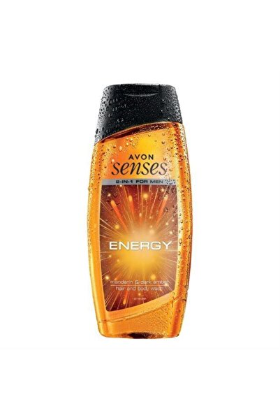 AVON Senses Energy Set of 2 - 1 Hair and Body Shampoo 250ml T40532