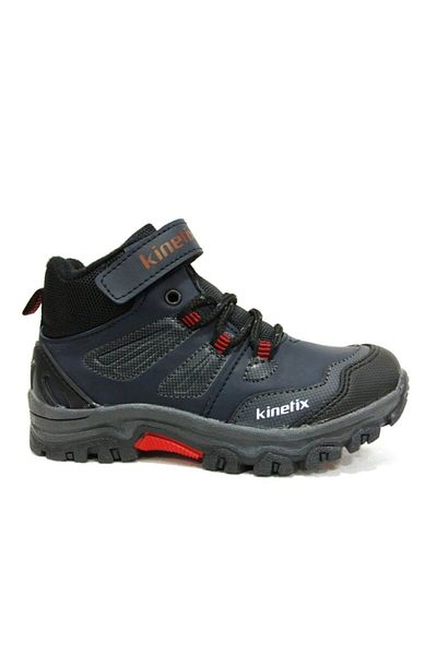 Kinetix Navy Blue Red Velcro Children's Boots