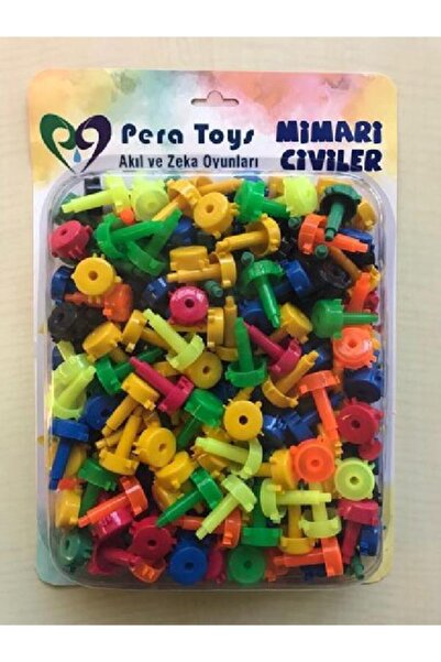 Pera Toys لعبة مسامير الهندسة المعمارية والعقل والذكاء
