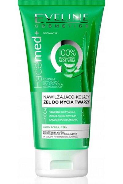 Eveline Cosmetics Facemed+ Aloe Vera Yatıştırıcı Ve Nemlendirici Yüz Yıkama Jeli