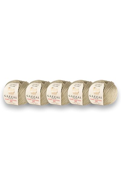 Gazzal Baby Cotton 25 gr Amigurimi, Punch 5 Pack Πλεκτό Σχοινί Χεριών (3464)