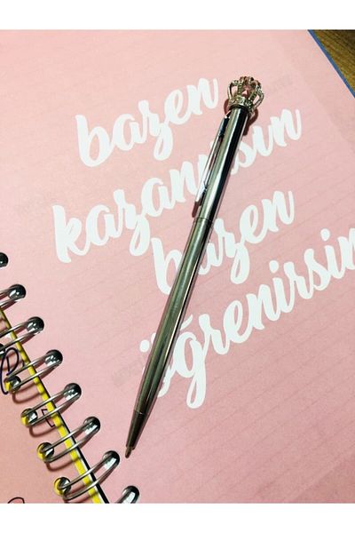Adil Baba Decorative King Crown Design Metal Ballpoint Pen