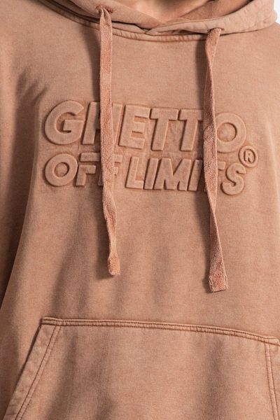 Ghetto off limits Men's Brown Sweater Washable Hoodie