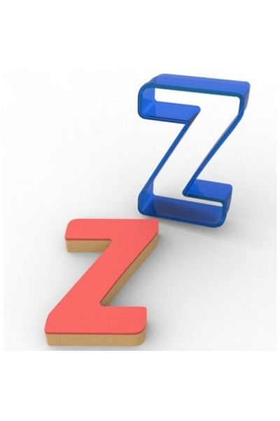 Elit parti قالب بسكويت وبلاستيك من البولي كربونات بحرف Z