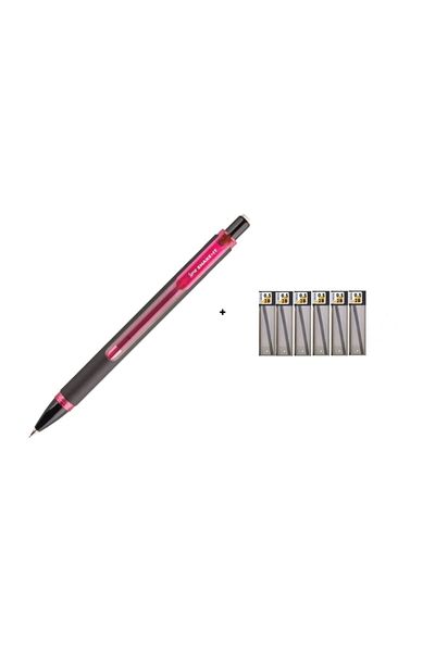 Serve Pink Shake-It 0.5mm Nib Pen + 6 Pcs Tombow 0.5 2B Nib Pen