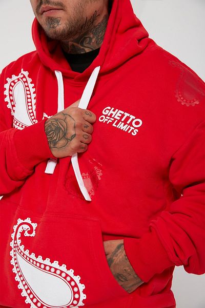 Ghetto off limits - Paisley Hoodie