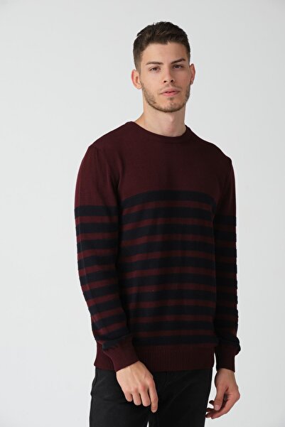 ALEXANDERGARDI Ριγέ πουλόβερ με λαιμόκοψη (e20-5101)