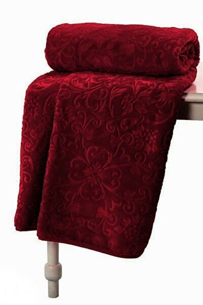 Özdilek Trendy Blanket Claret Red