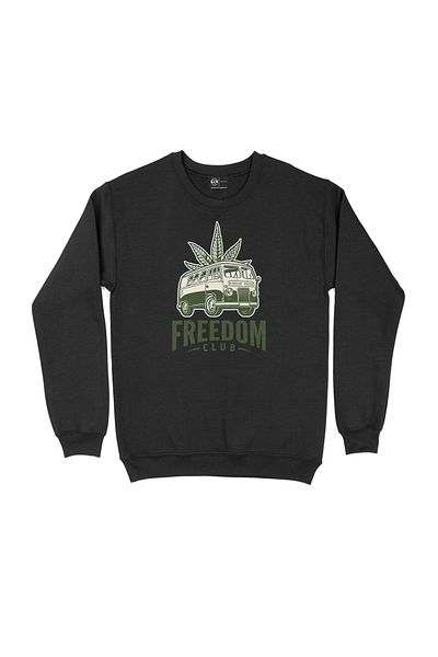 Cix Μαύρο φούτερ Freedom Club
