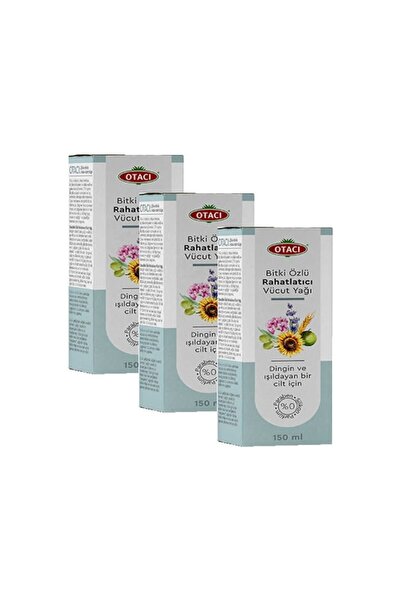 Otacı Bitki Özlü Rahatlatıcı Vücut Yağı 150 Ml*3 Aromaterapi Orijinal Ambalaj...