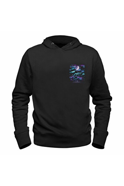 Alfa Tshirt Black Children's Sweatshirt - Space Design, Picture and Digital P...