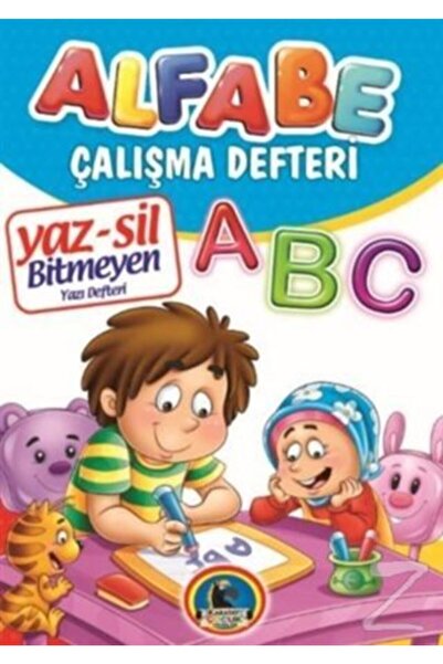 Genel Markalar Alfabe Çalışma Defteri Çocuklar Için Öğretici Yaz Sil Özelliği...