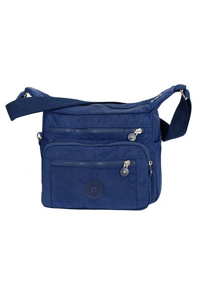 Çanta Sepetim Geantă ușoară utilă Klinkir Postman, albastru bleumarin, cu buzunare multiple
