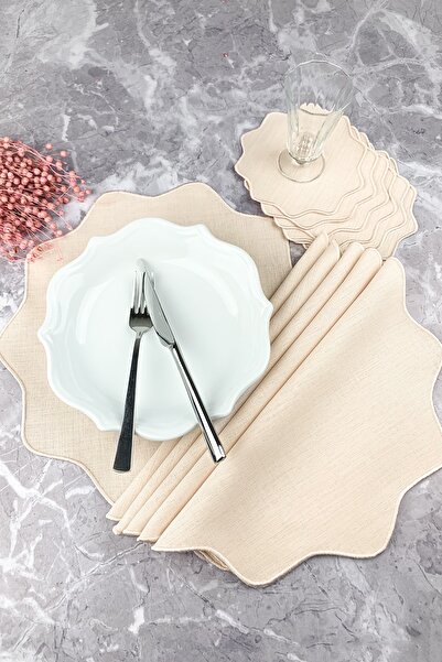 WEARE2 12-предметный набор американских салфеток и коктейльных салфеток с выш...